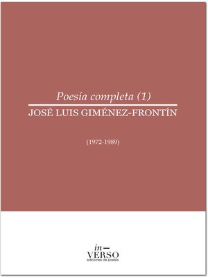 cover image of Poesía completa 1